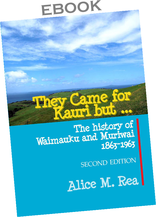 ebook. They Came for Kauri but ... The History of Waimauku and Muriwai 1863-1963